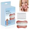 Lezehea Bikenda, dentiera in silicone Reline Denture Denture Kit di faccette dentate da agganciare, dentate dentate, dentate morbide dentate, protesi dentali complete di perline per la riparazione dei denti,