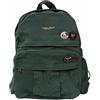 DANGANCOS Ellie Zaino The Last Zaino per la scuola, casual, in tela, regolabile, stile vintage, per scuola, escursioni, viaggi, unisex, verde, Taglia unica