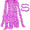 BSITSSS 3 Pezzi Ghirlanda Fiori Finti Lunga 200cm Ghirlanda Primaverile, Viola Fiori Artificiali Decorativi Per Bomboniere Matrimonio Arco di nozze Camera da Letto Casa Giardino
