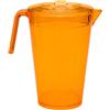 OMADA Caraffa in Plastica Resistente da 2,1L con Coperchio e Versatore | Ideale per Acqua e Bevande, 20,5x H23,5 cm, Beccuccio Versatore Integrato, Facile da Pulire, Collezione Samba