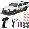 XEERUN RC Drift Car, 1:24 Mini Macchina Telecomandata Drift, 4WD Auto Telecomandata con Luce LED, 18km/h Giocattolo Auto Telecomandato, Regalo per Adulti Bambini