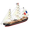 Artesanía Latina - Modellino di Nave in Legno - Easy Kit Nave Scuola Francese, Belem - Modello 17001, Scala 1:160 - Modelli da Assemblare - Livello Principiante