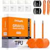 CYCLAMI Gravel Camera d'Aria TPU Bici da Corsa 46g Ultraleggera 700C x 32-47C con Valvola Presta 45/65mm per Bici da Strada e Mountain Bike-Camera d'aria Bici 28 (2P-700c X 32-47c (45mm Valve))