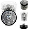 A.C.I.L. Palline in alluminio.68 Cal. Solid Resuable Paintballs Powerballs for Target Practice, Training and Defense Pistols in 68 Caliber (40 pezzi)