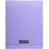 Calligraphe 18177C - quaderno p.met 24x32 cm 48 p quad. grandi 90g viola PP