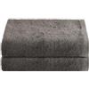 NELLA BIAGINI Telo Doccia Grande, Set da 2, Telo Bagno, 150x100 cm, 100% Spugna di Cotone, 420 gr/mq, per Sauna e SPA, Morbido, Resistente, Tinta Unita. Modello: Minerva