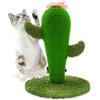 AUSCAT Cactus - Colonna tiragraffi per gatti, dolce cactus, giocattolo per gatti in sisal naturale, per interni