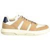 Tommy Jeans Uomo Sneakers Brooklyn in Pelle Scamosciata, Marrone (Light Sepia Brown), 43