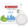 Caffè Kimbo Cialde Caffè Kimbo Miscela Decaffeinata Formula Bar Espresso Dek Filtro 44 MM