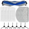 Drhomeam Parti di ricambio per ECOVACS per Deebot N20, N20 PLUS, N20 PRO PLUS Accessori per aspirapolvere, filtro spazzola laterale principale Kit panno mocio (B)