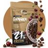 1 Attimo in Forma | Granola Proteica 21% Senza Zuccheri Aggiunti 300 grammi - Ricca di Fibre Croccante Colazione Nutriente (1 Confezione, Brownie e Ciliegia)