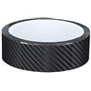 Qiilu Nastro Carbonio Adesivo, Qii lu Adesivo antigraffio nero in fibra di carbonio con pellicola protettiva per auto(3CM*3M)