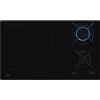 AEG Piano cottura misto 2 Fuochi a Gas 3 Fuochi induzione Funzione Bridge Larghezza 90 cm colore Nero