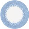 Bigiemme Piatto carta 23 cm - 8 pezzi - baby stelle azzurro