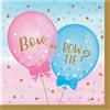Bigiemme Tovagliolo carta 33x33 cm - 16 pezzi - gender reveal