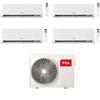 TCL Climatizzatore Quadri split Inverter BreezeIN P5 serie SN 9+9+9+18 P5S0 con MT3240 Wi-Fi R-32 Classe A++ ,