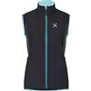 MONTURA flash sky vest uomo MVVR11W 9051 colore nero baltic gilet smanicato ideale per attività outdoor come running e trekking antivento