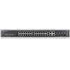 Zyxel Switch gestito di Layer 2, 24 porte Gigabit Ethernet - Design senza ventola con 4 porte Gigabit combo e modalità ibrida su cloud [GS2220-28]