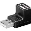 PremiumCord Adattatore USB 2.0 A-A, USB Tipo A Maschio a Femmina 90°