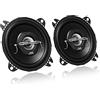 JVC CS-J420X, Altoparlanti coassiali da 10 cm, Potenza di picco di 210W, Woofer in mica da 10cm, Magnete in ferrite, Risposta in frequenza di 45-22,000Hz, Surround ibrido, Nero