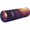 Caihoyu Cuscino per ginocchia per gambe Cuscino a rullo per il collo Cuscino lungo rotondo per letto Cuscino cervicale per dolore al collo Cilindro Roll Pillow Covers con cerniera Galaxy Growth