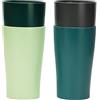 Belle Vous 4 Bicchieri Plastica Rigida - Bicchieri Infrangibili e Riutilizzabili da 400 ml - Tazza Portatile Senza BPA per Acqua, Bevande Calde/Fredde - Per Microonde e Lavastoviglie - Tazza Campeggio
