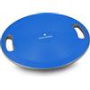 Navaris Pedana Propriocettiva Balance Board - Pedana Esercizi Equilibrio - Tavoletta Propriocettività Singola - Cuscino Propriocettivo Ø 40cm - Blu