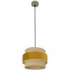 PRENDELUZ Ciondolo di Luce 1xE27 in Pelle Naturale, dimensioni 30x30 cm, ideale per la decorazione e l'ambientazione degli spazi.