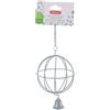 ZOLUX Palla in metallo da appendere per fieno diametro 10cm, grigio