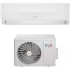 Argo Climatizzatore 12000 Btu Monosplit Inverter Condizionatore con Pompa di Calore Classe A++ / A+ R32 Silezioso (Unità Interna + Unità Esterna) - 398000800 + 398000801 Ecolight Plus