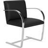 Knoll Mies Van Der Rohe Brno Poltroncina struttura piatta senza braccioli rivestiti