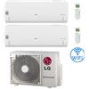 Lg Climatizzatore Condizionatore LG Libero Smart R32 Wifi Dual Split Dual Inverter 12000 + 12000 BTU con U.E. MU3R21 NOVITÁ Classe A+++/A+