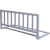 roba Barriera per Letto in Legno da 90 cm - Protezione Sicura Anticaduta per Neonati e Bambini - da 18 mesi - Installazione Semplice Senza Forature - Altezza 38 cm - Grigio