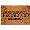CKB Ltd® - Zerbino unico Come in prosecco (entra, prosecco), per ingresso principale e secondario, base antiscivolo in PVC, fibra di cocco naturale, per interni ed esterni