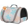 Zolux Cat Cesta Trasp Flower Grigio - M (25X43,5X28,5)cm