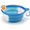 Leopet Dog Ciotola da Viaggio in Silicone (1500 ml) - Confezione Da 1 Pezzo (Colori Assortiti)