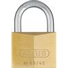 ABUS Lucchetto in ottone 65/45 - Serratura per cantine, armadietti e molto altro ancora - Corpo della serratura in ottone - Grillo in acciaio temprato - Livello di sicurezza 5