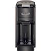 Ariete 1304/1 Macchina da caffè a cassetti, 1350W, Capacità serbatoio 0,7L, Pressione 19 bar, 2 tipologie di caffè, Capsule Nespresso* e Dolcegusto*, Cialde e Polvere, Nero
