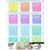 Aladine - Set di 12 inchiostri QUICK DRY PASTELS M, multicolore, universale