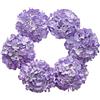 DuHouse Fiori artificiali di ortensia in seta più grandi con stelo, fiori finti di ortensia per matrimoni, casa, giardino, centrotavola, confezione da 6(viola)