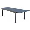 VivaGarden Tavolo Allungabile da Giardino Rettangolare in Alluminio 220/280x100x75h cm colore Antracite - Donatello AT804033-ANTR