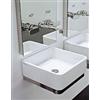Ceramica Flaminia Staffa per montaggio Miniwash Sospeso - Misura : PER LAVABO MINIWASH 40x40 MWS40