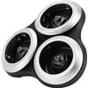 Akozon Testine di Ricambio per Rasoio, Rasoi Elettrici RQ11 RQ12 S7000 per S9000 SH70 S7710 SH90