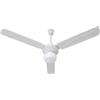Melchioni Family | Ventilatore da Soffitto con Luce con 3 Pale, 5 Velocità, Luce Integrata da 60 W, Diametro 120 cm, 65 W di Potenza, Comando Filare a Parete