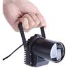 Fdit 12W Faretti a LED a Fascio di Luce per Esterni Flag Flag Bianco Puro Super Luminoso Specchio Faretto a Sfera Angolo a Fascio Stretto LED Rotondo Faretto Mini Stage Lights Spotlight