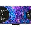 Samsung Q70D TV QLED 4K 75" QE75Q70DATXZT Smart TV Wi-Fi Black 2024, Quantum Pro