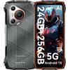 Blackview BL7000 5G AI Rugged Smartphone 24GB+256GB Android15 120Hz NFC Telefono