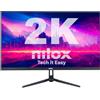 Nilox MONITOR 27" NXM272KD11 IPS 2K 165HZ 2HDMI DP USB 1MS G-SYNC Monitor PC 68,