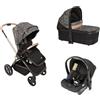 CHICCO MYSA - Passeggino Leggero Pieghevole da 0+M fino a 4 Anni (22 Kg) Schienale Reclinabile compatibile con Navicella light Mysa e Seggiolini Auto colore Glam Re Lux