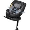 Innovaciones Ms Seggiolino Auto 0-36 Kg Isofix / 0M - 12 Anni / 40-150 cm / Gruppo 0+/1/2/3 Girevole a 360° colore Grigio Chiaro - Denver